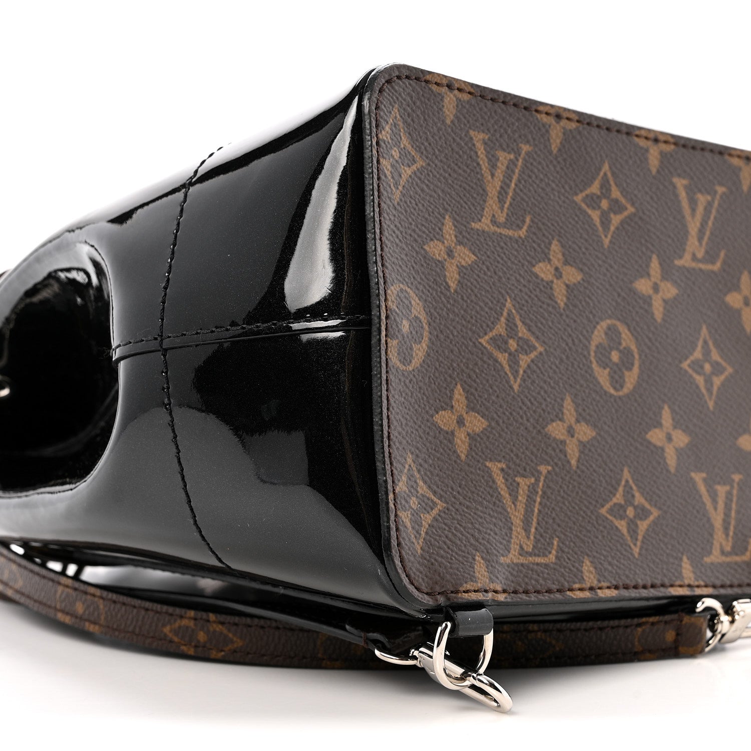 Louis Vuitton Patent Monogram Hot Springs Backpack Black 9 of 12