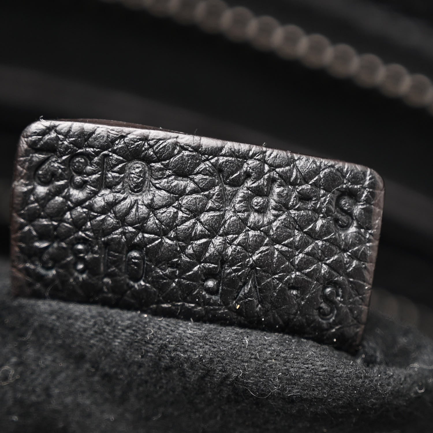 Celine Drummed Calfskin Mini Luggage Black 7 of 11