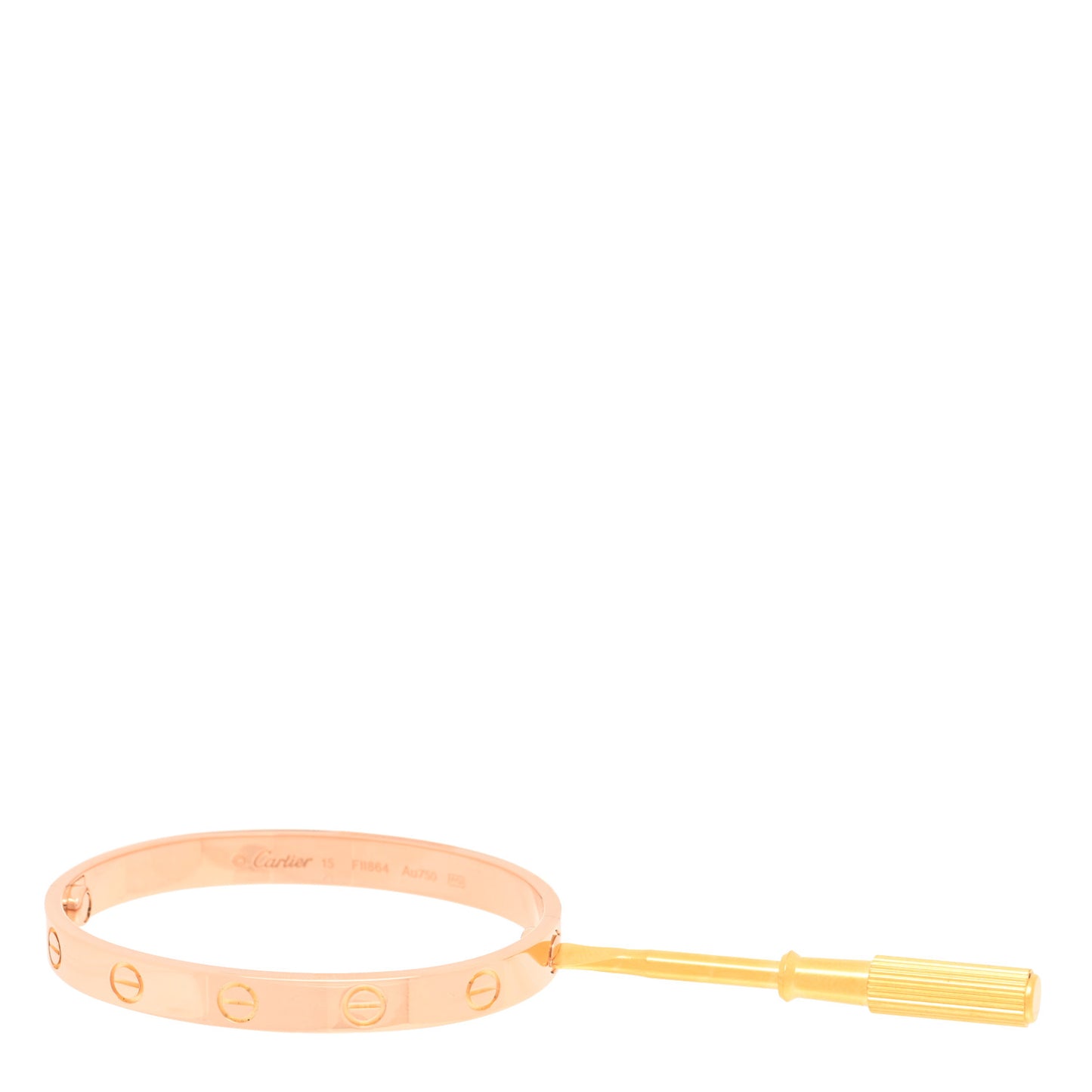 18K Pink Gold LOVE Bracelet 15