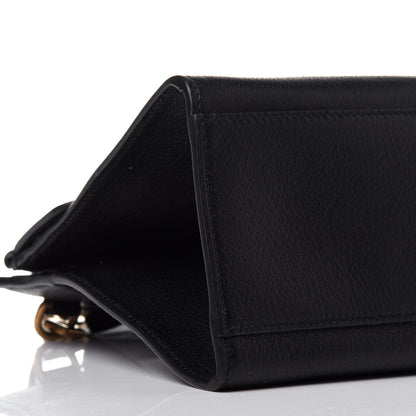 Gucci Grained Calfskin Web Crystal Butterfly Stripe Medium Totem Top Handle Bag Black 9 of 12