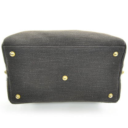 Saint Laurent Canvas Handbag Brown 4 of 9