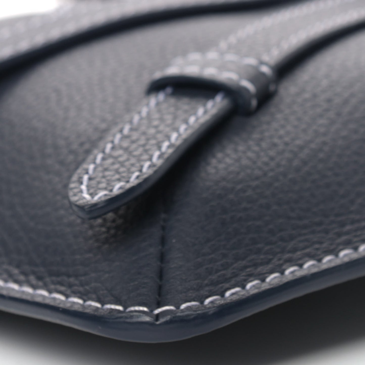 Calfskin Mens Messenger Bag Black