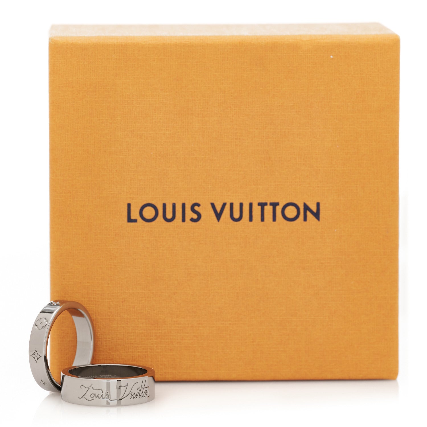 Louis Vuitton Monogram You and Me Set of 2 Rings L Silver 4 of 4