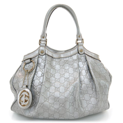 Gucci Guccissima Medium Sukey Silver 1 of 7