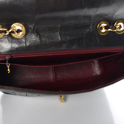 Chanel Lambskin Vertical Quilt Jumbo Flap Black 6 of 9