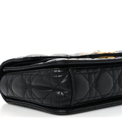 Christian Dior Calfskin Cannage Small Dior Jolie Top Handle Black 9 of 12