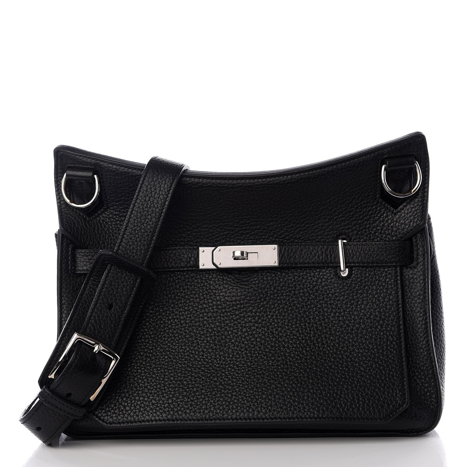 Hermes Taurillon Clemence Jypsiere 28 Black 1 of 8