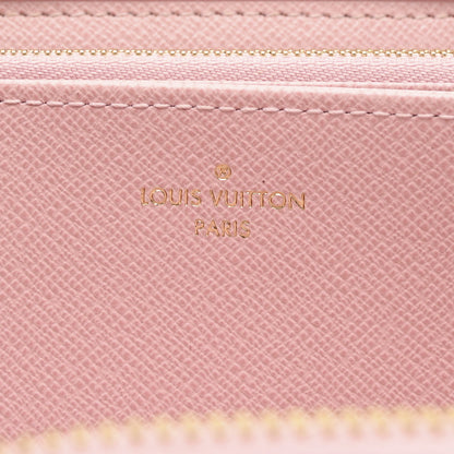 Louis Vuitton Damier Azur Zippy Wallet Rose Ballerine 6 of 7
