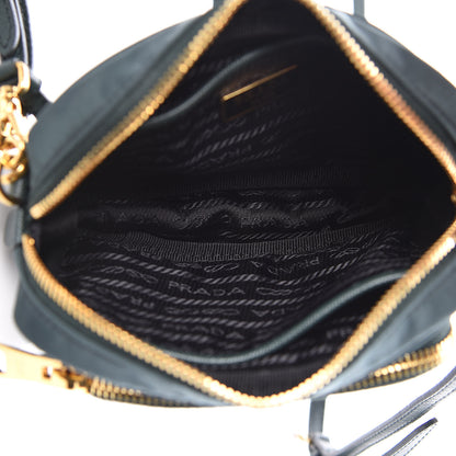 Prada Tessuto Nylon Convertible Crossbody Wristlet Petrolio 6 of 10