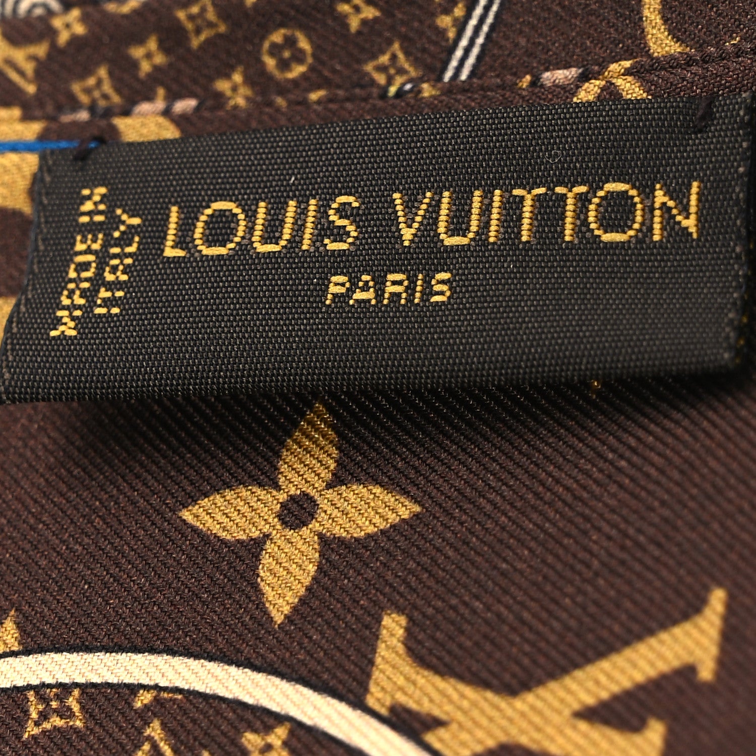 Louis Vuitton Silk Monogram Trunks Bandeau 3 of 3