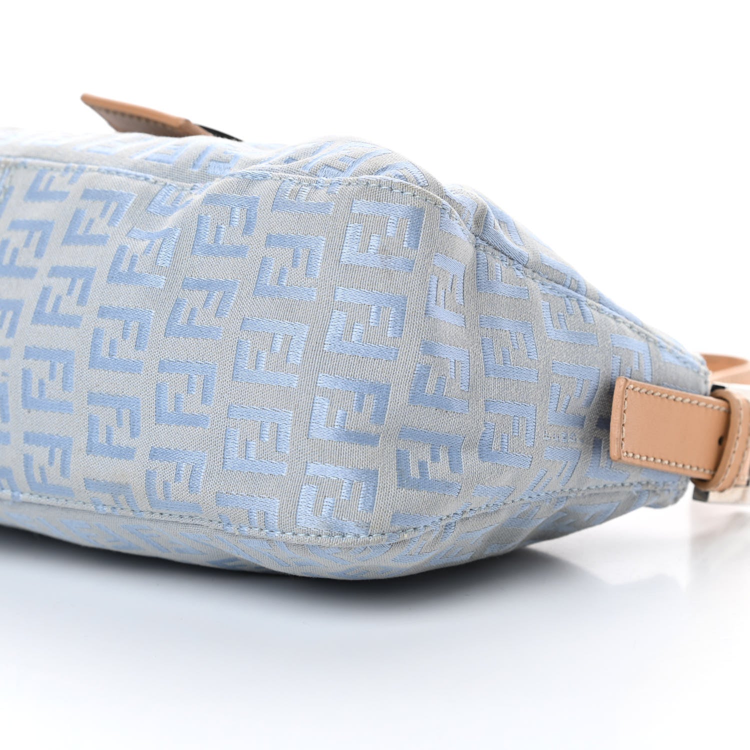 Fendi Zucchino Baguette Blue 10 of 13