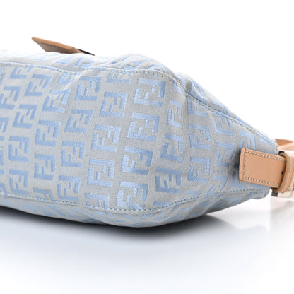 Fendi Zucchino Baguette Blue 10 of 13