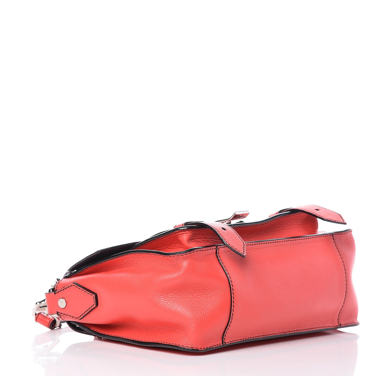 Grainy Calfskin Tiny PS1 Satchel Geranium