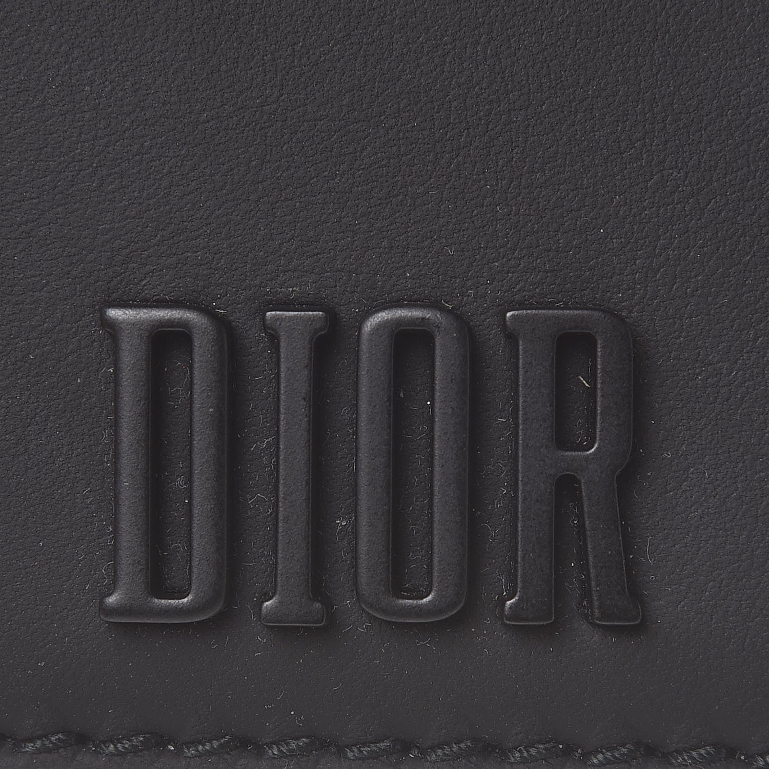 Christian Dior Calfskin D-Fence Card Holder Black 7 of 9