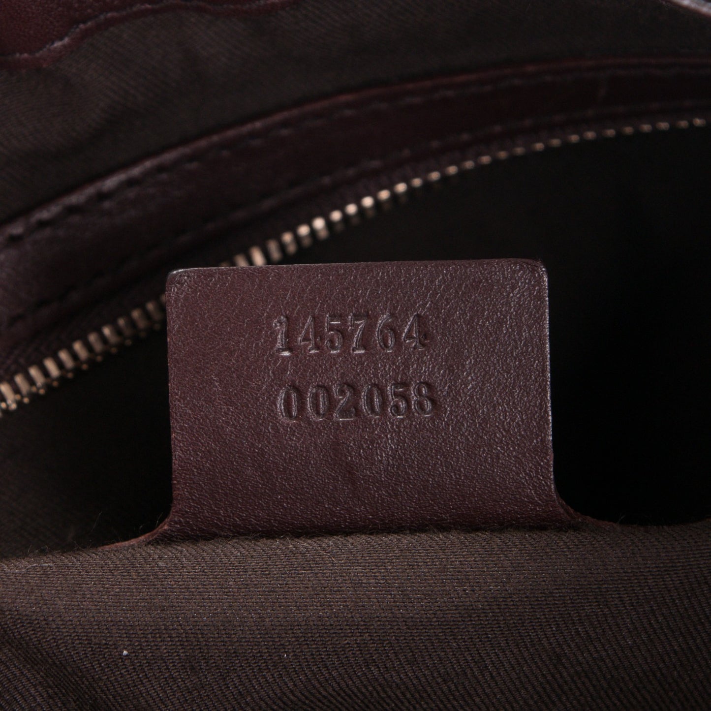 Calfskin Horsebit Embossed Glam Hobo Burgundy