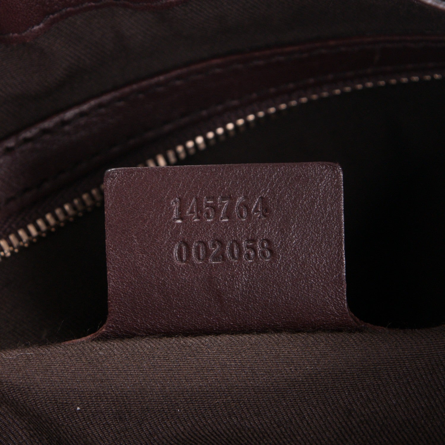 Gucci Calfskin Horsebit Embossed Glam Hobo Burgundy 7 of 7