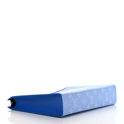 Louis Vuitton Monogram Clouds Pochette Voyage MM A4 Blue 4 of 8