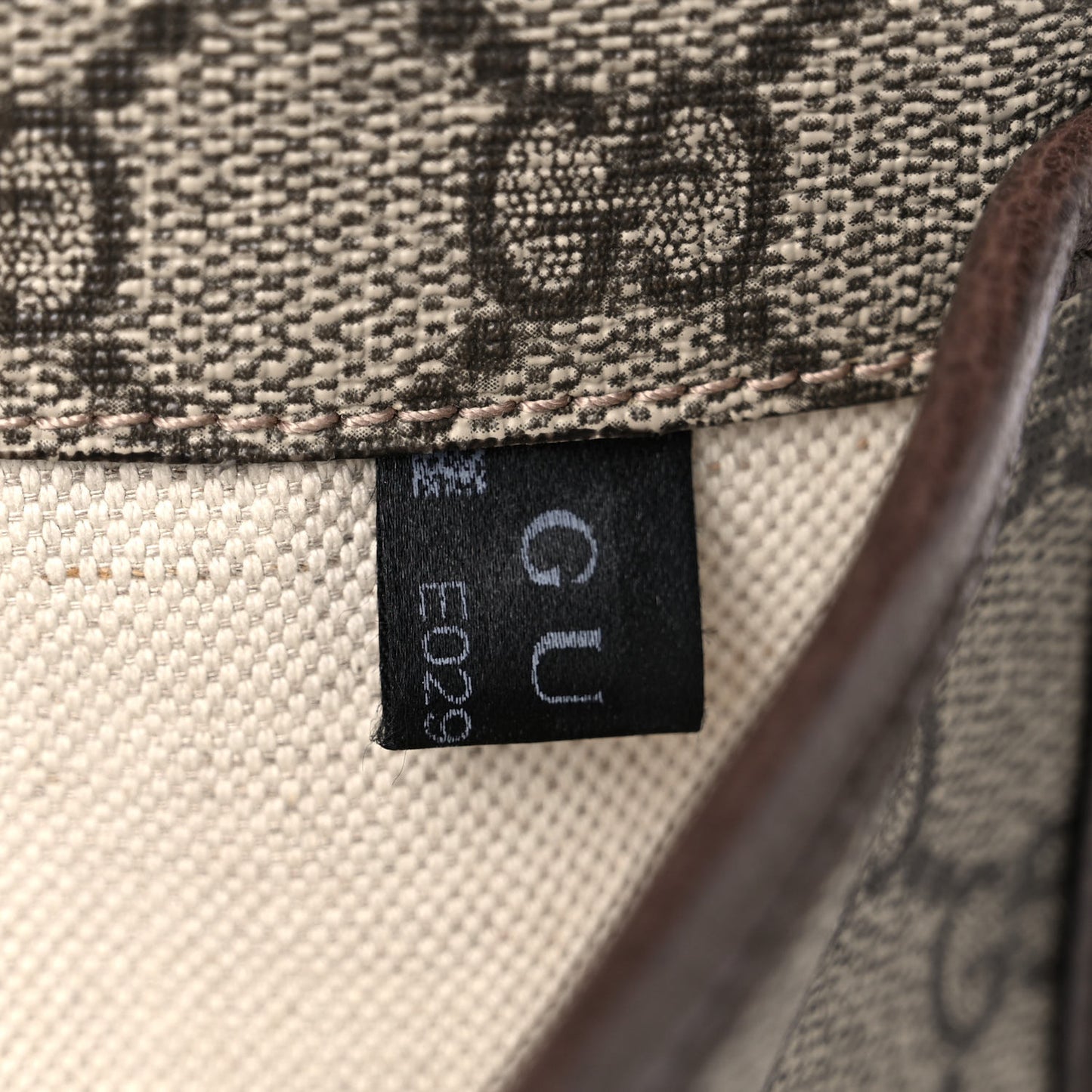 GG Supreme Monogram Neo Vintage Web Belt Bag Brown