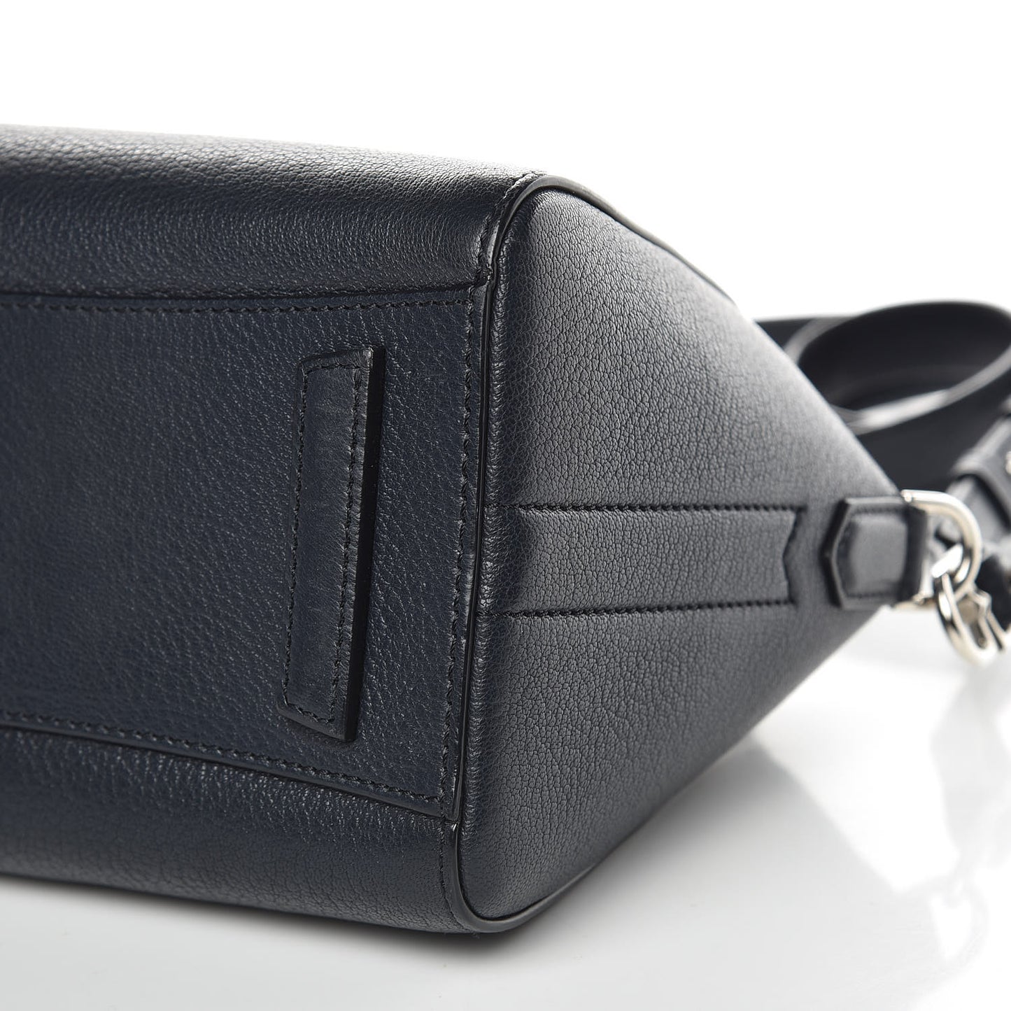 Sugar Goatskin Mini Antigona Navy