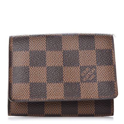 Louis Vuitton Damier Ebene Business Card Holder 1 of 9