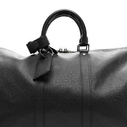 Louis Vuitton Taiga Keepall Bandouliere 50 Black 7 of 11
