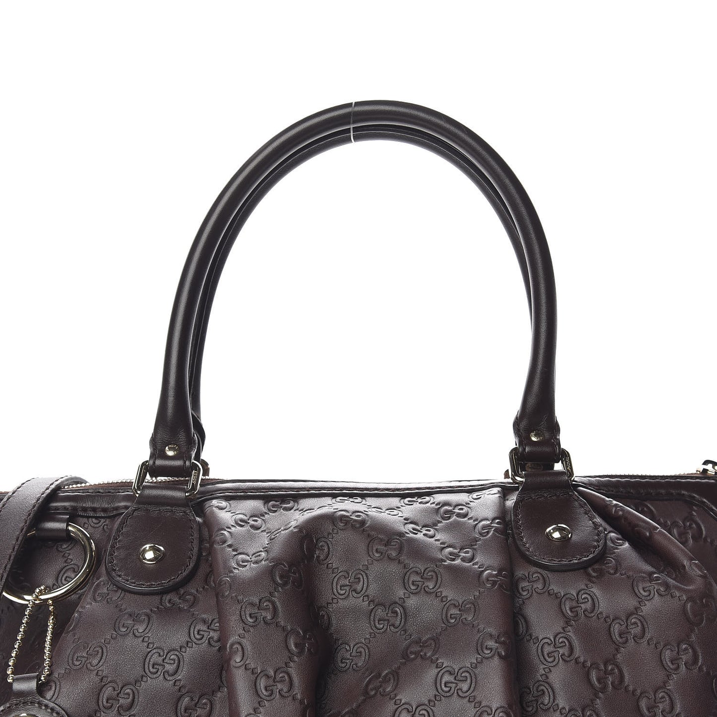 Guccissima Large Sukey Top Handle Bag Chocolate