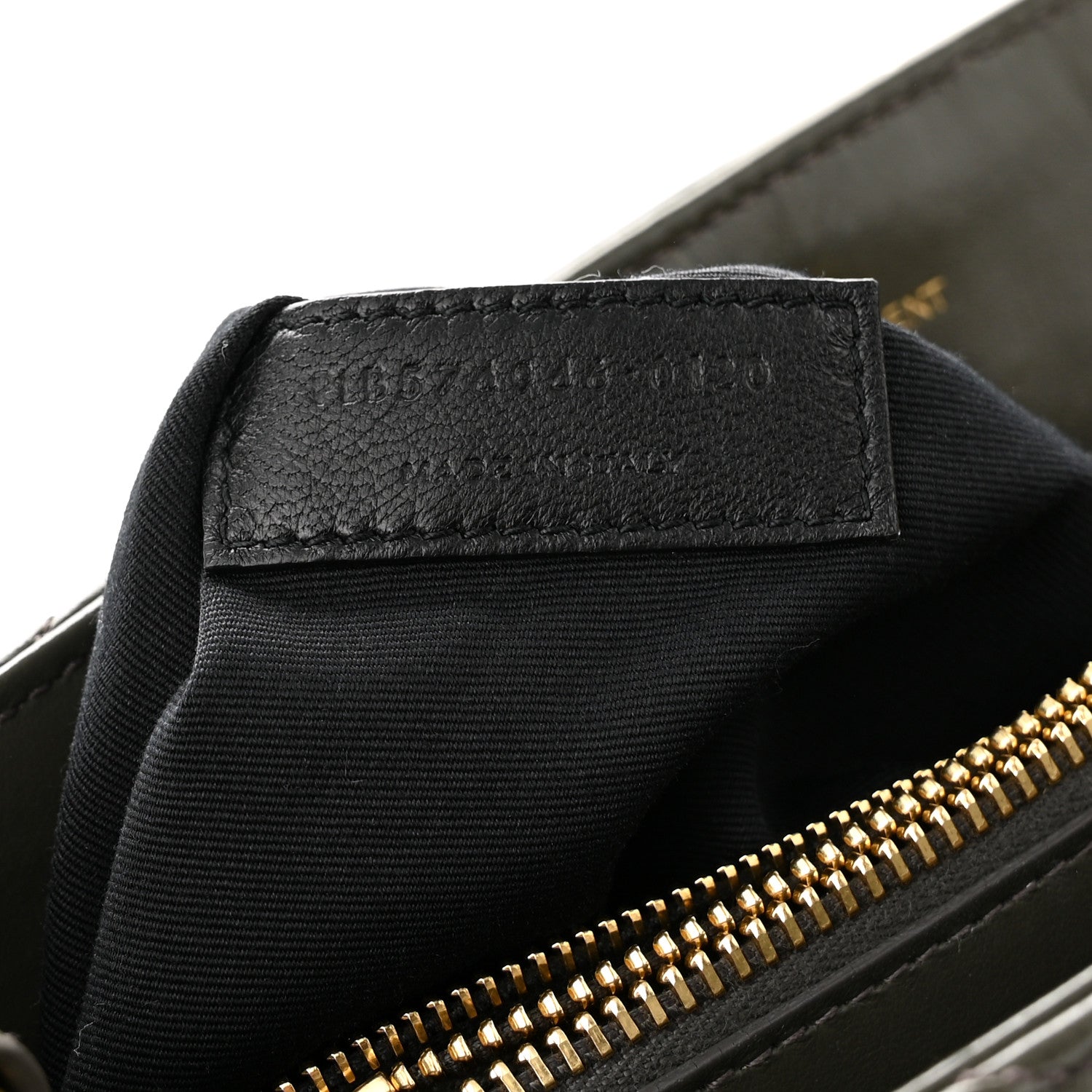 Saint Laurent Calfskin Y Quilted Monogram Medium Loulou Chain Satchel Dark Khaki 8 of 11