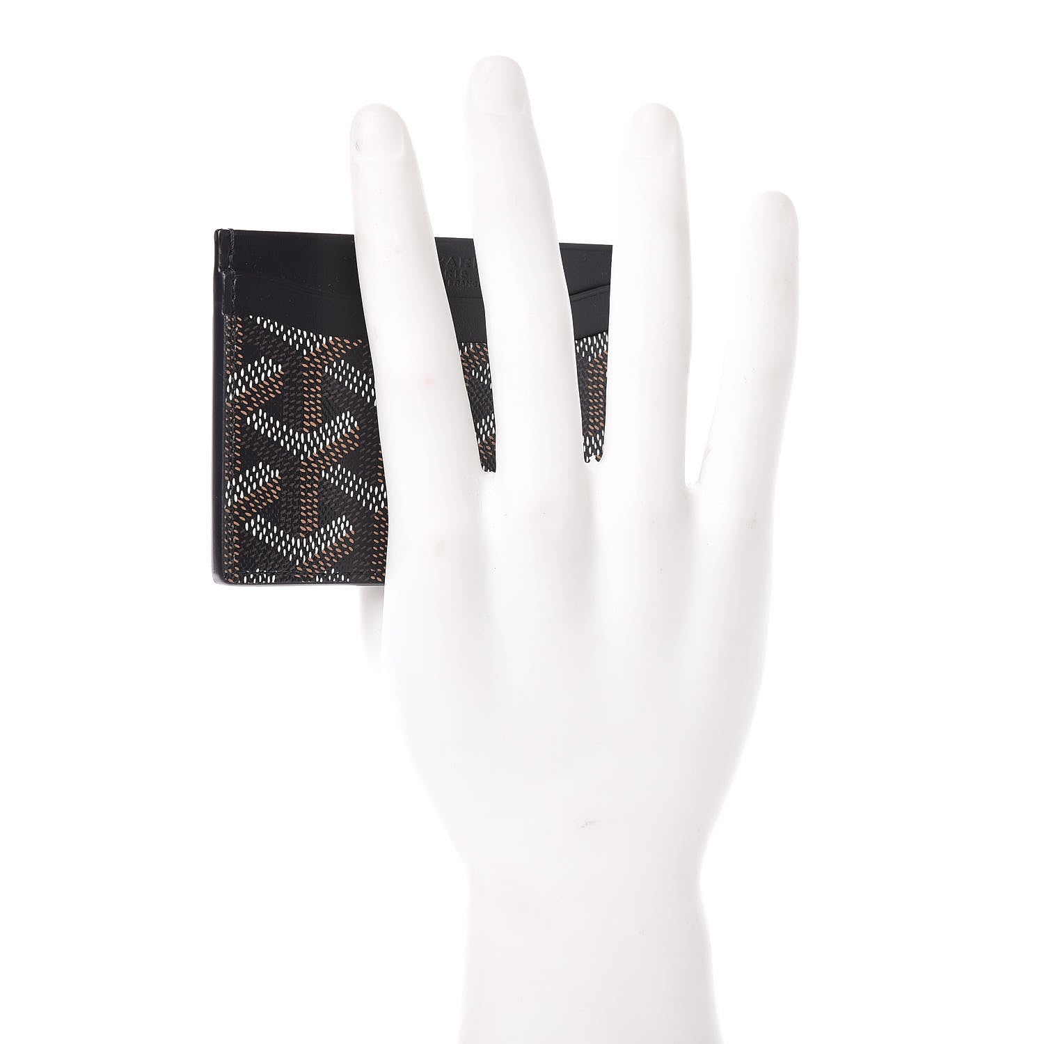 Goyard Goyardine Saint Sulpice Card Holder Black 2 of 7