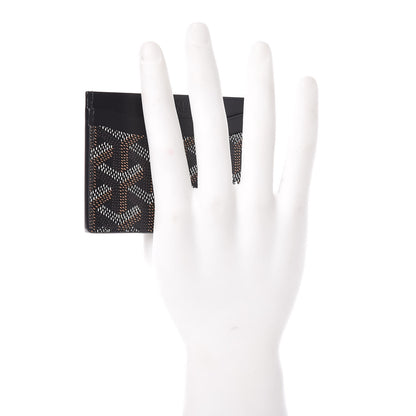 Goyard Goyardine Saint Sulpice Card Holder Black 2 of 7