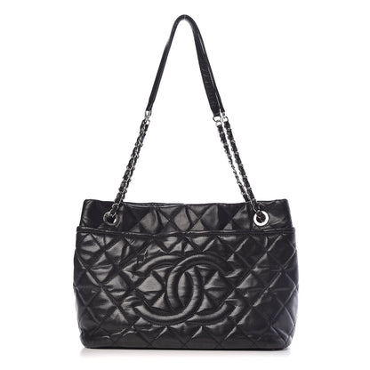 Chanel Caviar Quilted CC Timeless Soft Tote Black 1 of 19