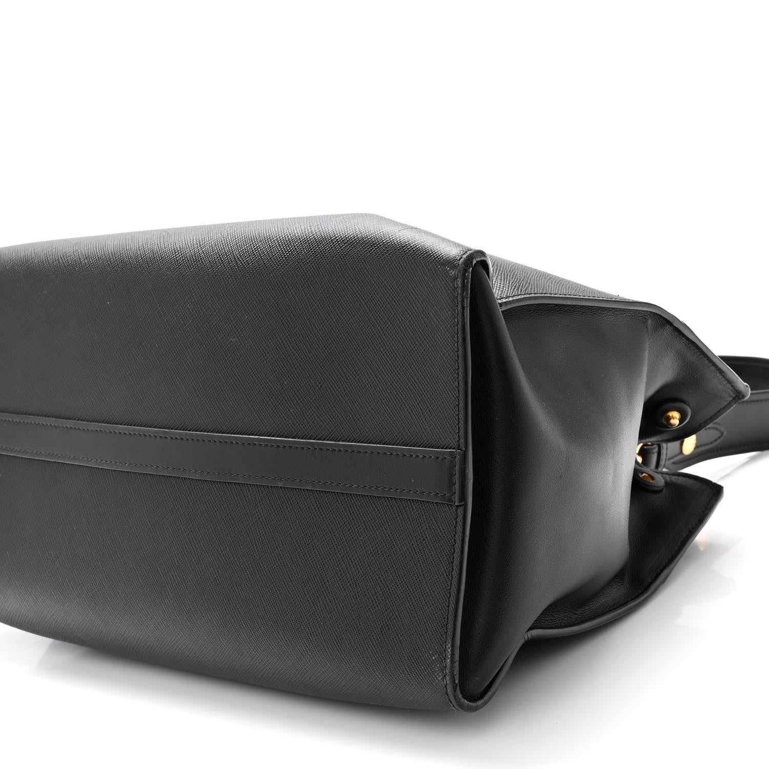 Prada Saffiano City Calfskin Small Paradigme Bag Black 10 of 12