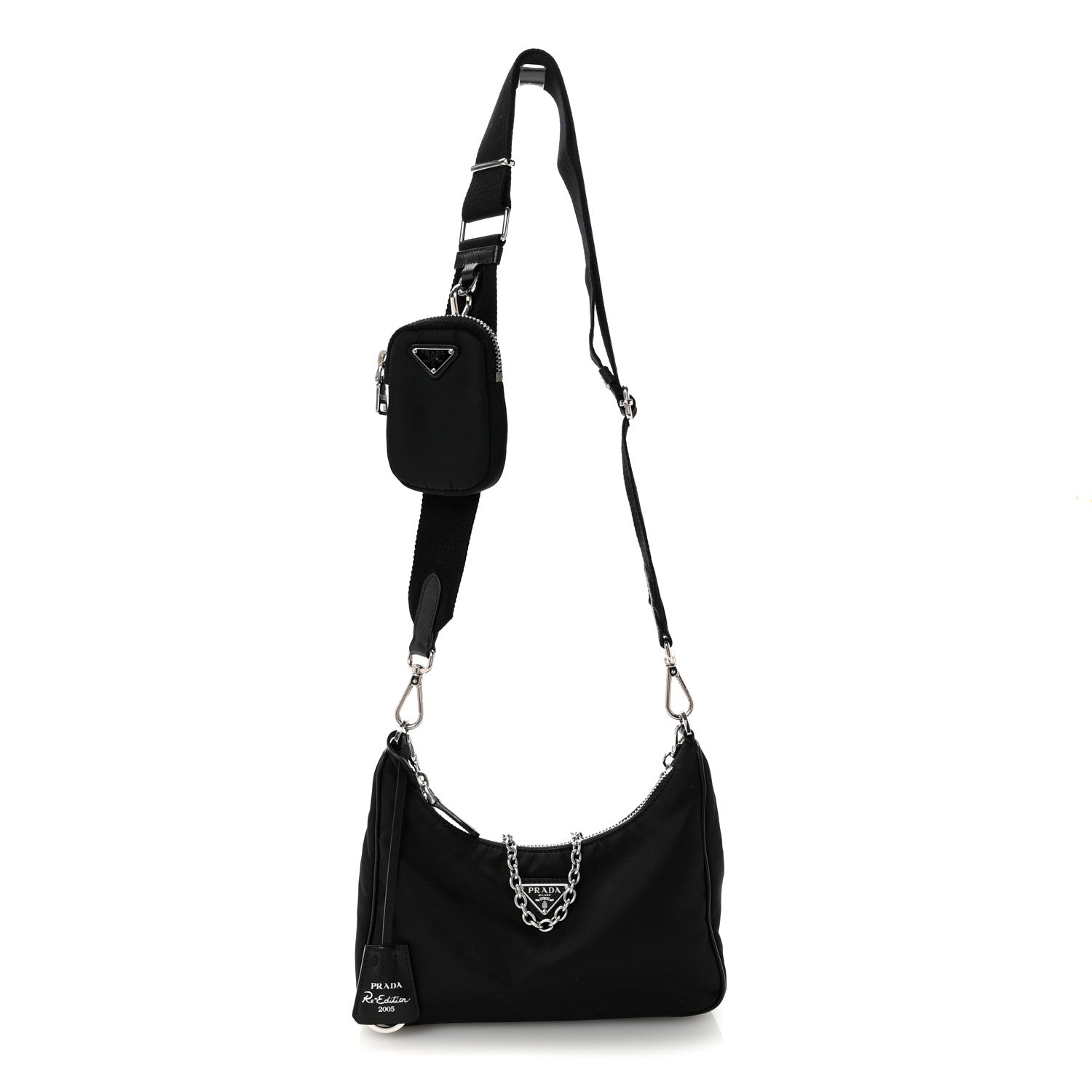 Prada Nylon Re-Edition 2005 Shoulder Bag Black 1 of 11