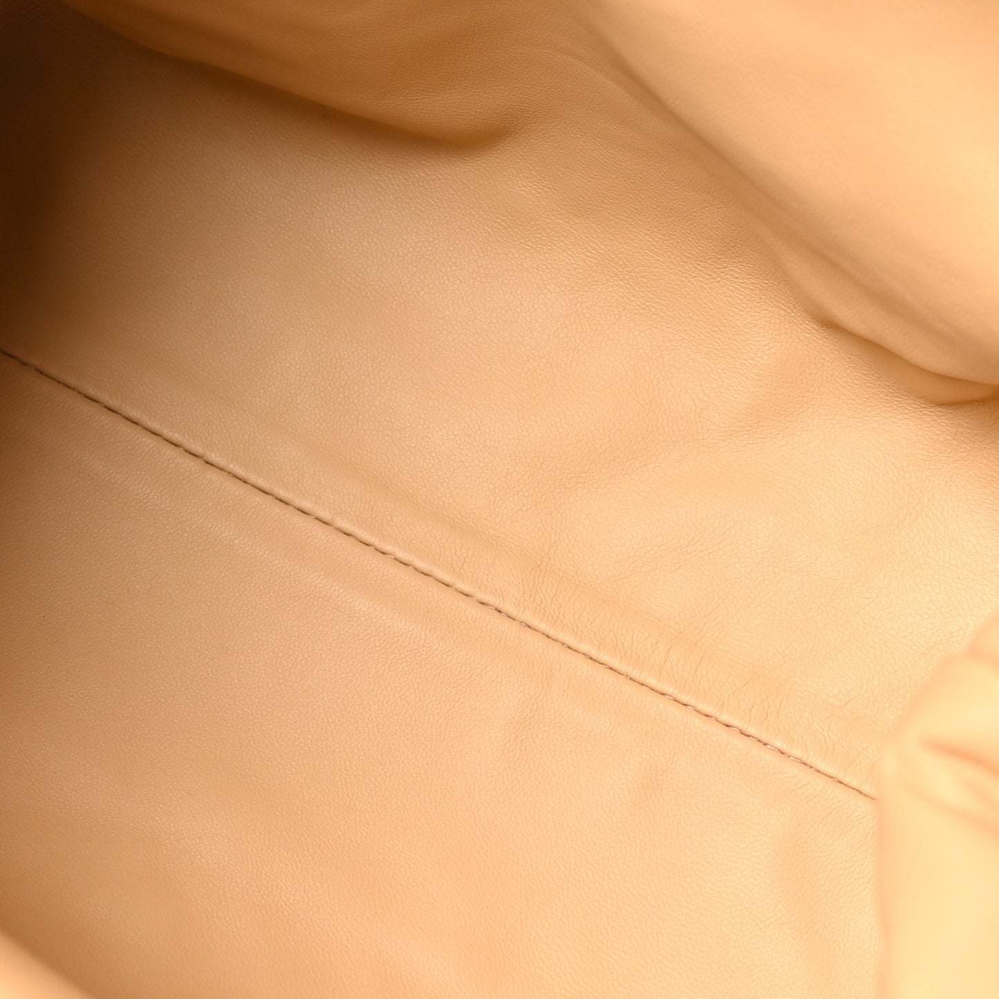 Nappa Maxi Intrecciato The Pouch Oversized Clutch Caramel