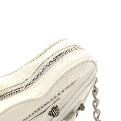 Balenciaga Agneau Arena Mini Le Cagole Heart Bag Optic White 12 of 15