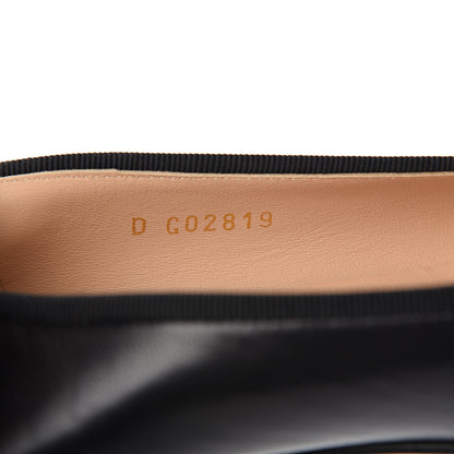 Chanel Lambskin Patent CC Cap Toe Ballerina Flats 36.5 Black 8 of 9