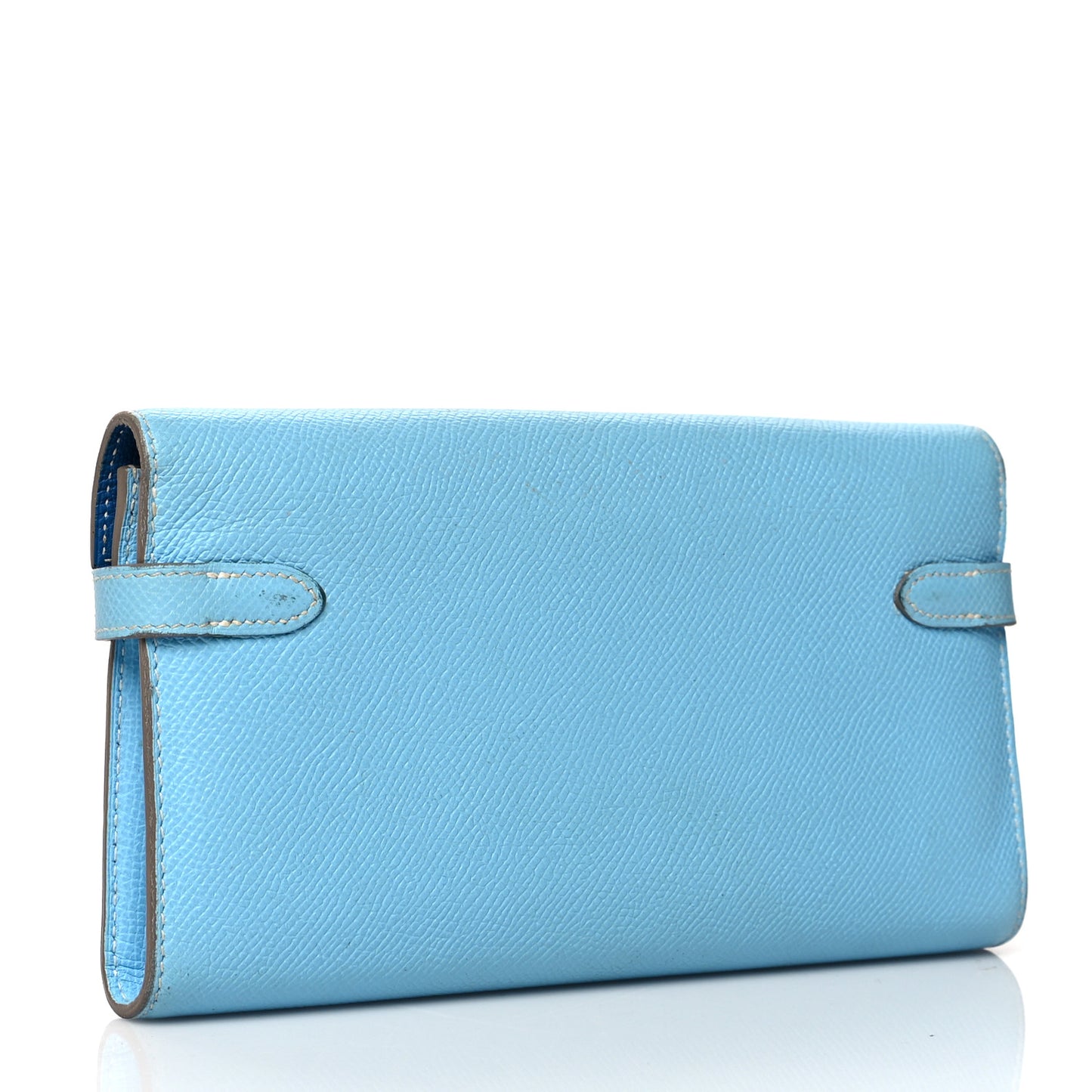 Epsom Kelly Longue Wallet Celeste