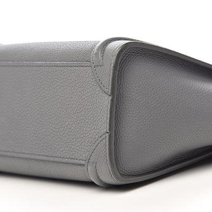 Celine Baby Drummed Calfskin Nano Luggage Kohl 11 of 12