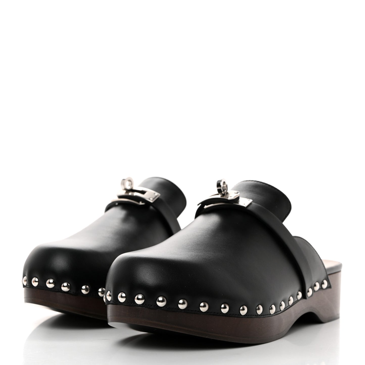 Calfskin Carlotta Mules 37 Black