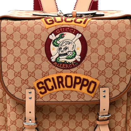Gucci Monogram Childrens Sciroppo Patch Backpack Beige 8 of 10