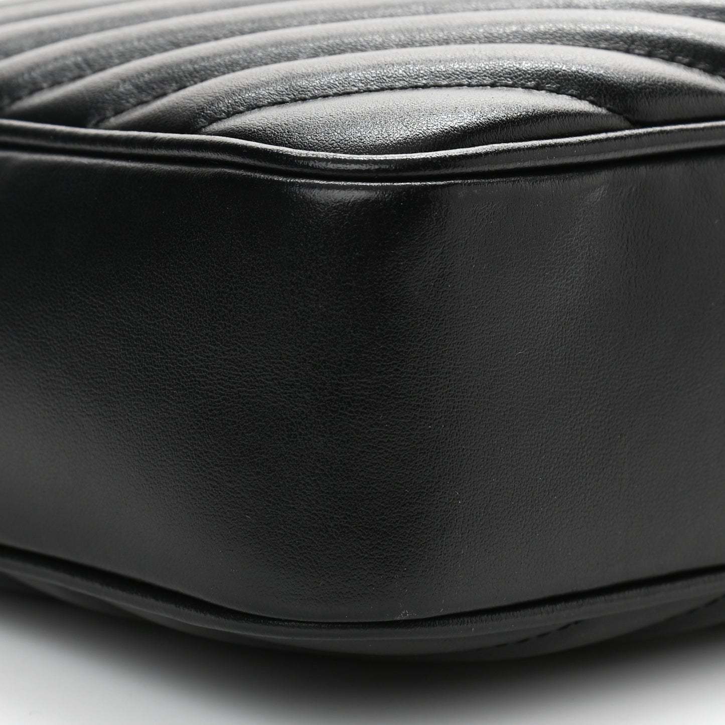 Calfskin Matelasse Monogram Lou Camera Bag Black