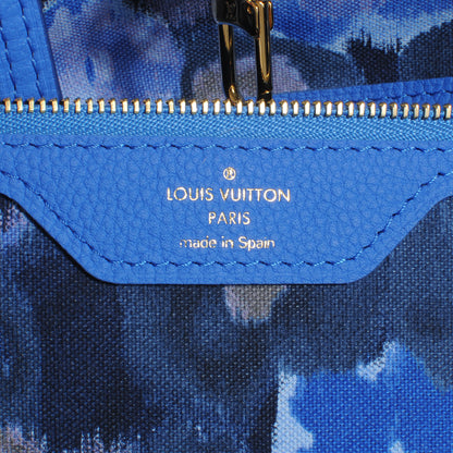 Louis Vuitton Monogram Articles de Voyage Ikat Neverfull MM Grand Blue 5 of 7