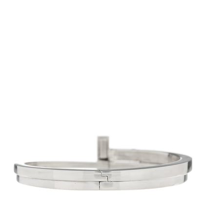 Tiffany Sterling Silver Diamond T Square Wrap Bracelet 2 of 4