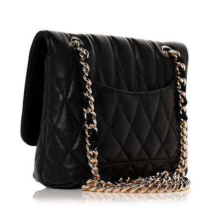 Lanvin Lambskin Quilted Mini Happy Pop Crossbody Black 2 of 8