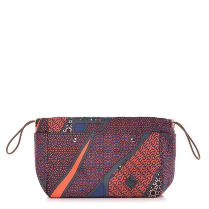 Hermes Silk Carre en Cravates Fourbi 25 MM Pouch Ocean Bleu 1 of 6
