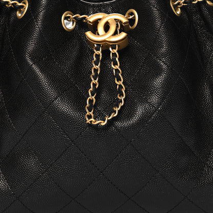 Chanel Caviar Quilted Small Chanel 25 Handbag Black 8 of 10