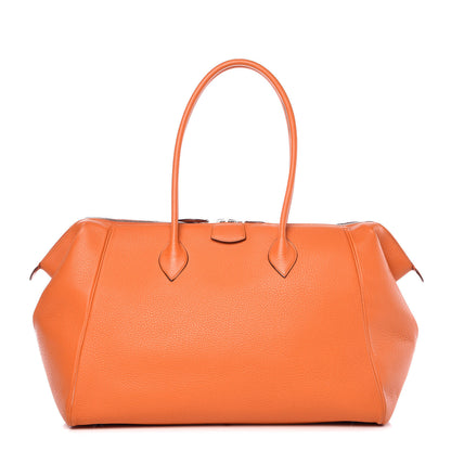 Hermes Taurillon Clemence Paris Bombay 37 Orange 1 of 27