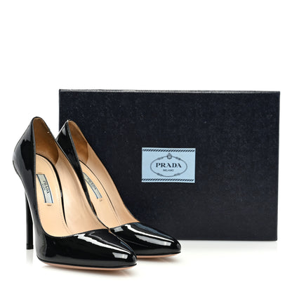 Prada Patent Pumps 37 Black 10 of 10