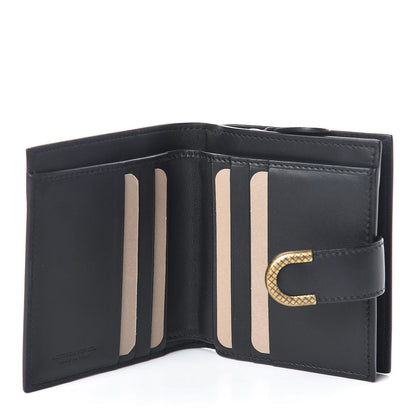 Bottega Veneta Nappa French Compact Wallet Black 5 of 8