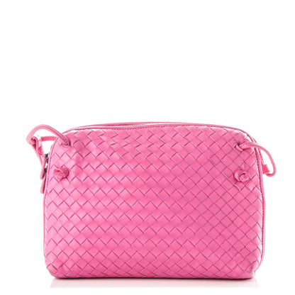 Bottega Veneta Nappa Intrecciato Pillow Crossbody Messenger Pink 1 of 7