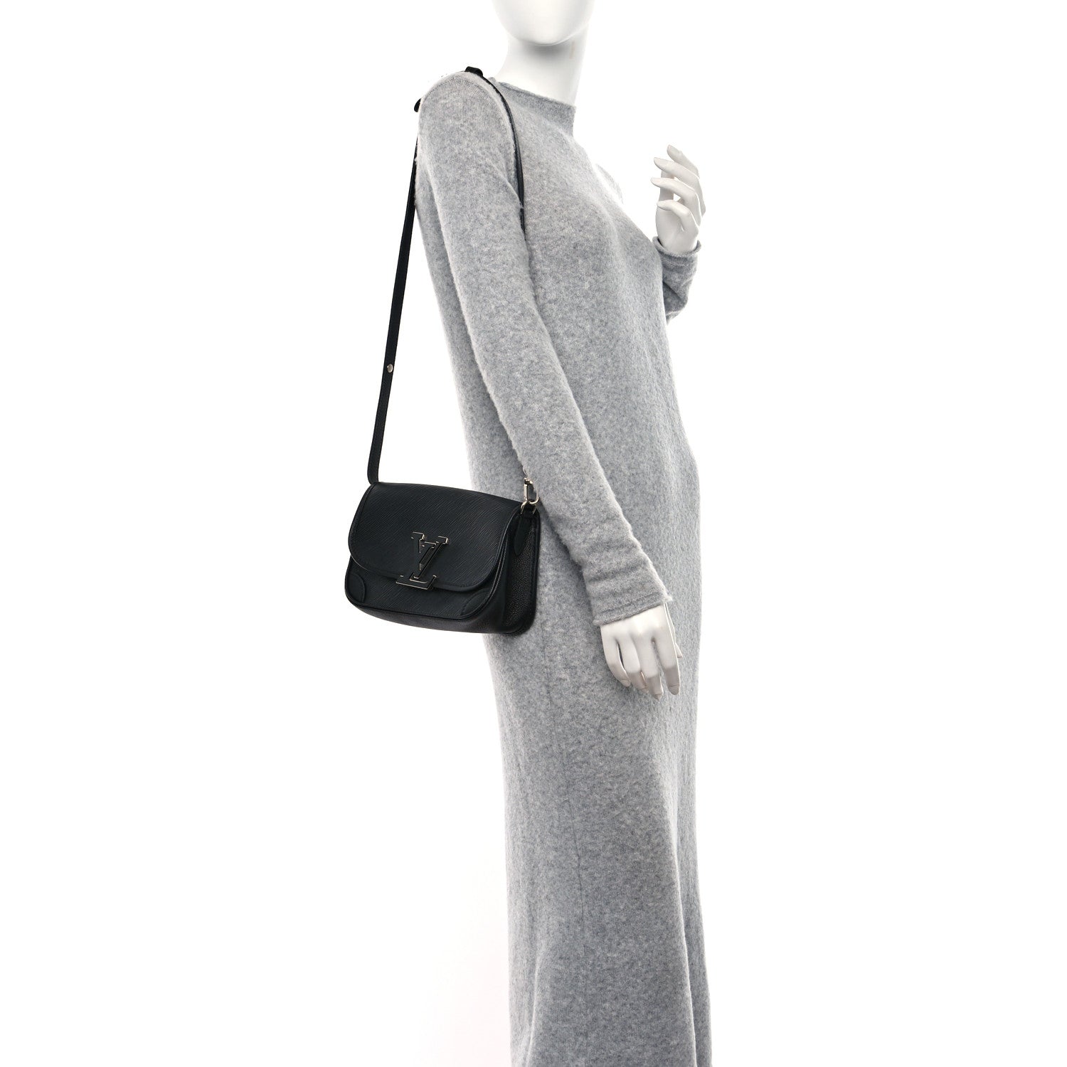 Louis Vuitton Epi Buci Crossbody Black 2 of 8